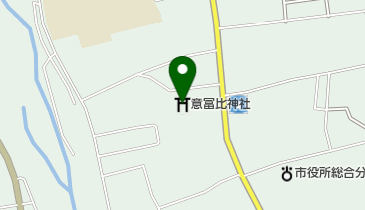 意冨比神社の地図画像