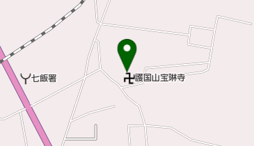 護国山宝琳寺の地図画像