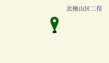 雁毛山の地図画像