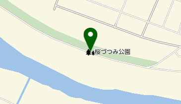 桜づつみ公園の地図画像