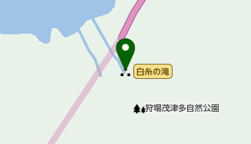 白糸の滝の地図画像