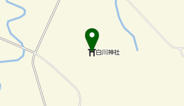 白川神社の地図画像