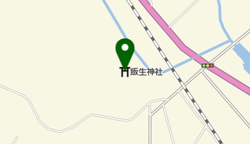 飯生神社の地図画像