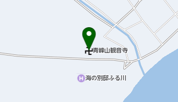 青峰山観音寺の地図画像