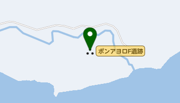 ポンアヨロF遺跡の地図画像