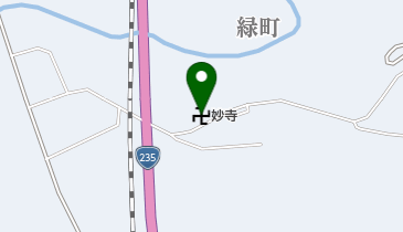 妙寺の地図画像
