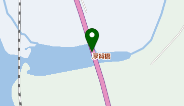 厚賀橋の地図画像