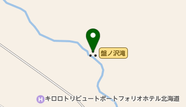 盤ノ沢滝の地図画像