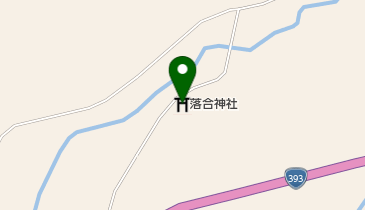 落合神社の地図画像