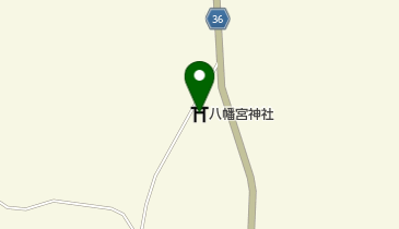 八幡宮神社の地図画像