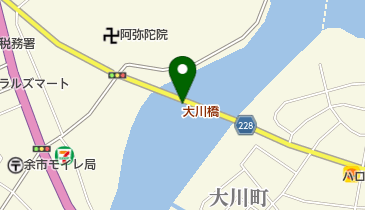 大川橋の地図画像