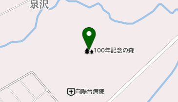 100年記念の森の地図画像