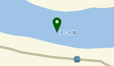 えにわ湖の地図画像