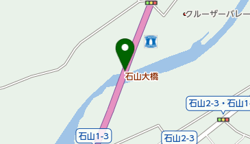 石山大橋の地図画像