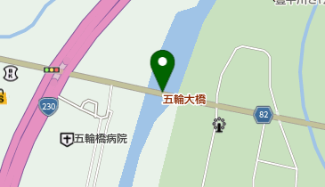 五輪大橋の地図画像