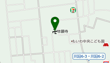 本顕寺の地図画像