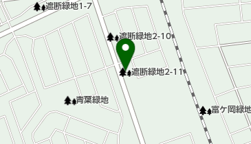 遮断緑地2-11の地図画像