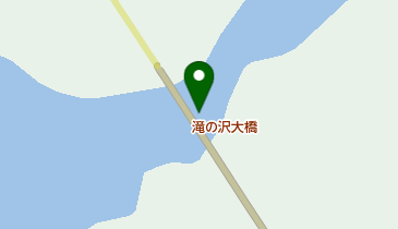 滝の沢大橋の地図画像