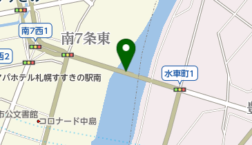南七条大橋の地図画像