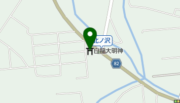 白龍大明神の地図画像