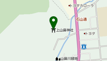 上山鼻神社の地図画像