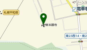 東本願寺の地図画像