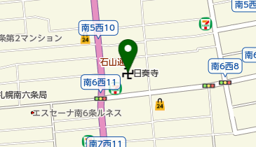 日奏寺の地図画像