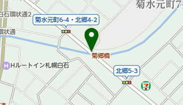 菊郷橋の地図画像