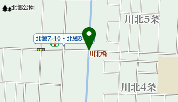 川北橋の地図画像