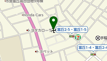 妙行寺の地図画像