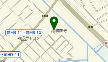 聞佛寺の地図画像