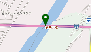 雁来大橋の地図画像