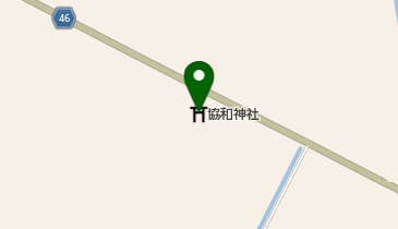 協和神社の地図画像