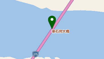 新石狩大橋の地図画像