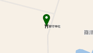 巣守神社の地図画像