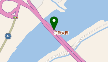 花畔大橋の地図画像