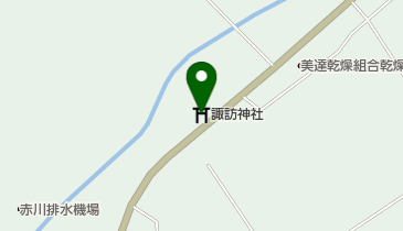 諏訪神社の地図画像