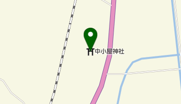 中小屋神社の地図画像