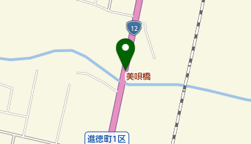 美唄橋の地図画像