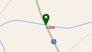 稲里橋の地図画像
