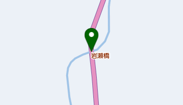 岩瀬橋の地図画像