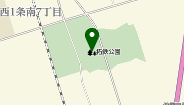 拓鉄公園の地図画像