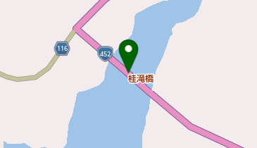 桂滝橋の地図画像