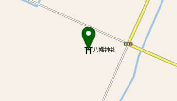 八幡神社の地図画像
