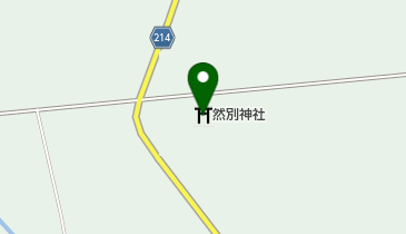 然別神社の地図画像