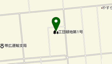工団緑地第1号の地図画像