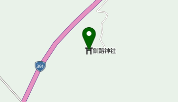 釧路神社の地図画像