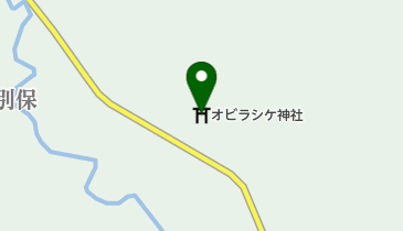 オビラシケ神社の地図画像