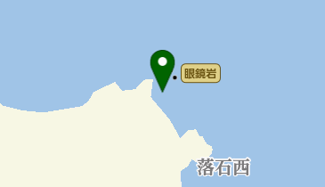 眼鏡岩の地図画像