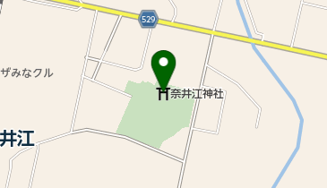 奈井江神社の地図画像